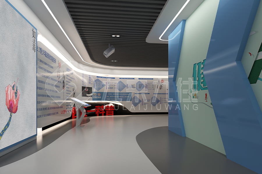 毒品預(yù)防教育基地，高科技禁毒展廳布置公司，未來展廳