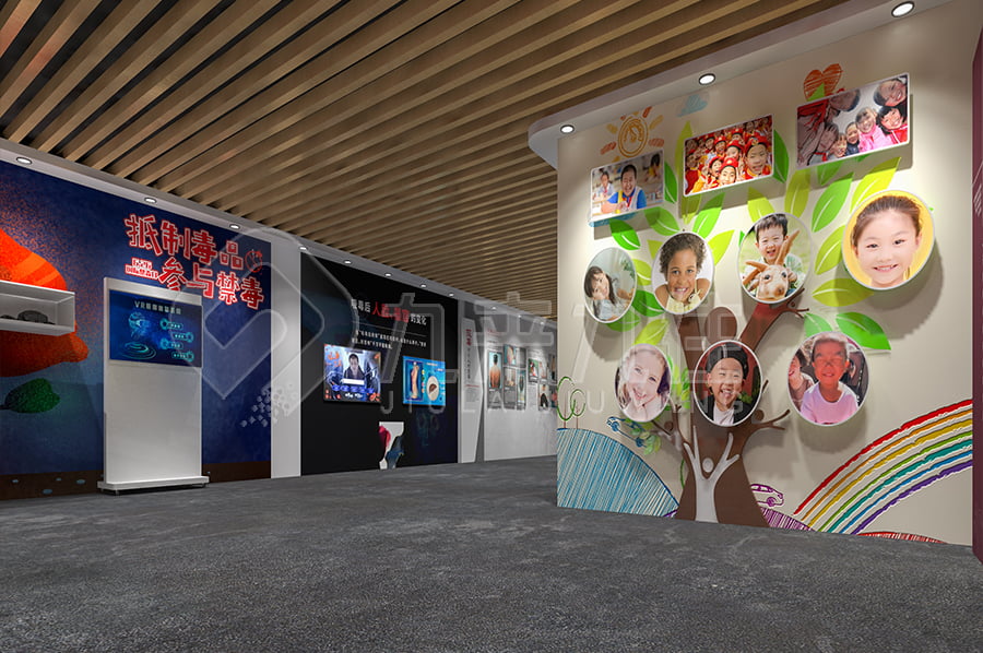 毒品預(yù)防基地建設(shè)，智慧禁毒展廳裝修公司，禁毒基地方案公司