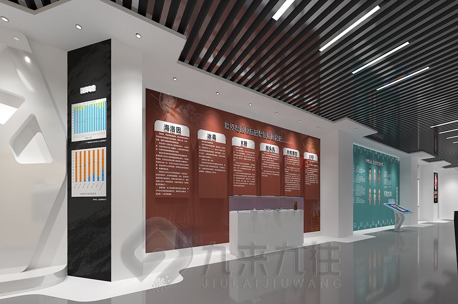 法治禁毒教育展廳設(shè)計(jì),多媒體互動(dòng)禁毒展覽館,數(shù)字化禁毒教育展館施工