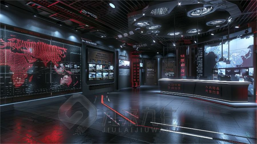 沉浸式國(guó)防宣教展廳設(shè)計(jì),高科技軍事展覽館建設(shè),智能?chē)?guó)防教育展館設(shè)計(jì)公司