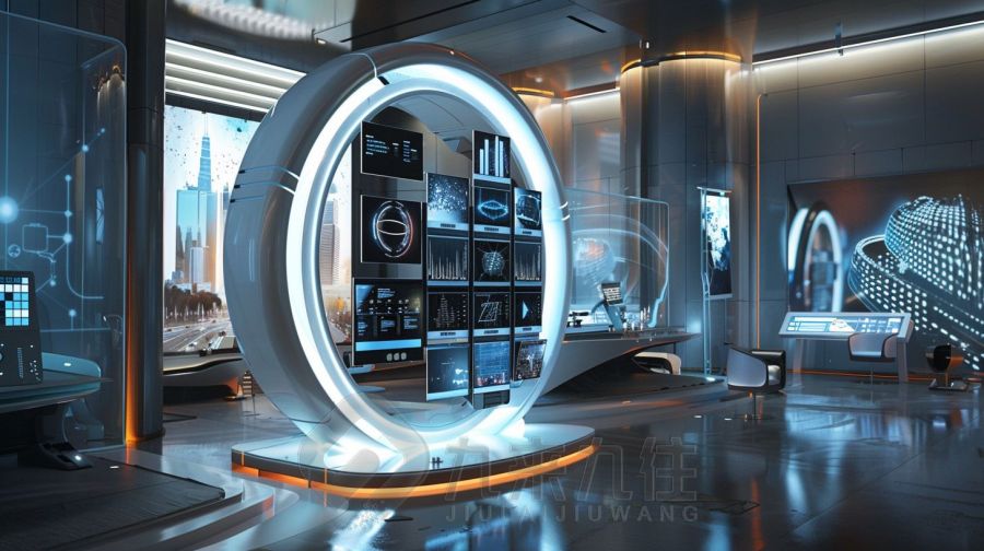 智慧國企文化展廳設計,數(shù)字化展覽館建設方案,九來九往多媒體展覽館設計公司