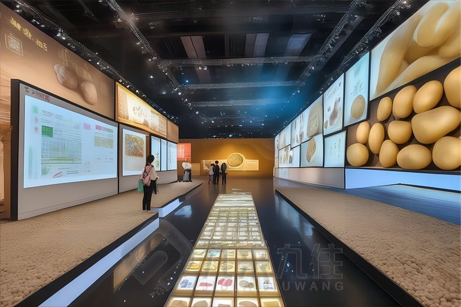 高科技農(nóng)林牧漁科普館設(shè)計(jì),互動(dòng)科普展館施工方案,九來(lái)九往數(shù)字化展覽館建設(shè)計(jì)公司