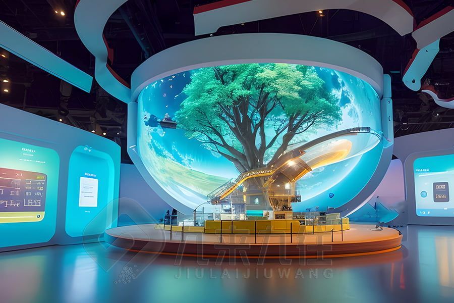 數(shù)字化節(jié)水展示館設(shè)計,多媒體互動展廳施工方案,現(xiàn)代環(huán)保教育展館建設(shè)