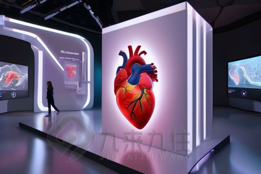 數(shù)字化血站科普體驗館設計, 高科技展廳施工方案, 多媒體血站展覽館裝修設計公司