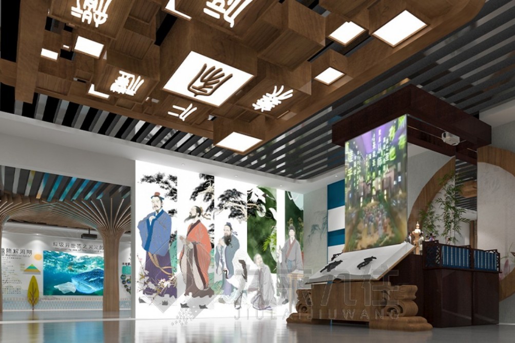全息投影展廳，多媒體互動技術，未來科技展覽，展廳設計施工，科技互動體驗，全息投影解決方案，展覽建設服務