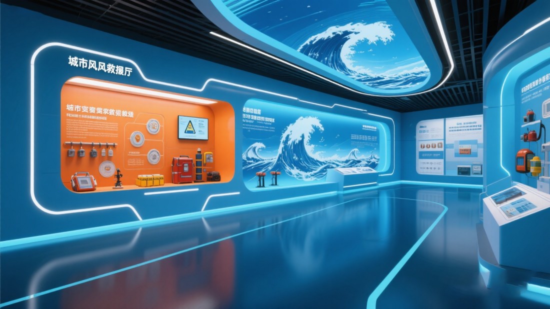 多媒體防震減災(zāi)科普教育基地效果圖