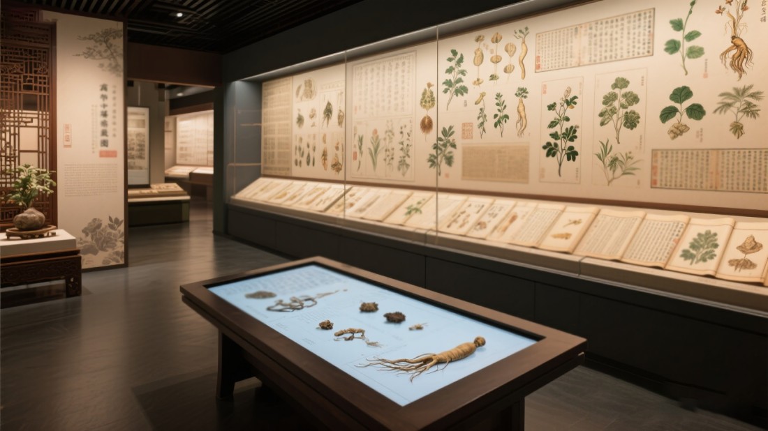 聲光電中醫(yī)藥展廳效果圖 聲光電中醫(yī)藥展廳效果圖